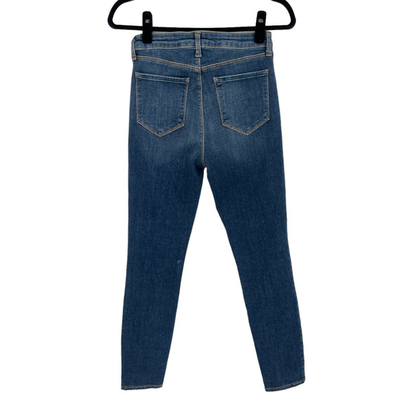 L'Agence Margot Skinny High Rise in Dark Vintage Wash - Picture 6 of 11